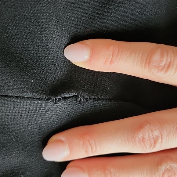 Wide Leg Dressy Black Pants - Picture 4 of 5